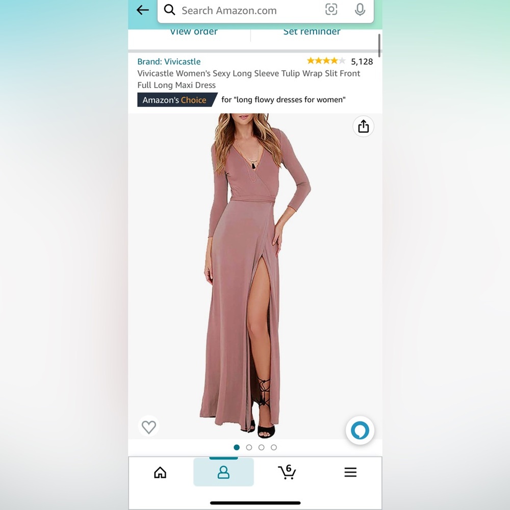Wrap maxi dress